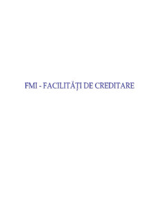FMI - facilități de creditare - Pagina 1