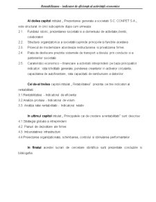 Strategii Manageriale Privind Cresterea Rentabilitatii Firmei Aplicatie la SC Conpet SA - Pagina 5