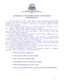 Condițiile acțiunii directe în contenciosul administrativ - Pagina 3