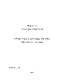 Serviciile bancare . clienții bancari - Pagina 1