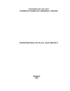 Instrumente de plată electronică - Pagina 1