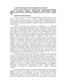 Profil fizico-geografic complex care trece prin Sighetul Marmației - Suceava - Botoșani - Pagina 2