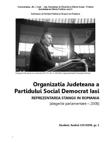 Organizația Județeană a PSD Iași - Pagina 1