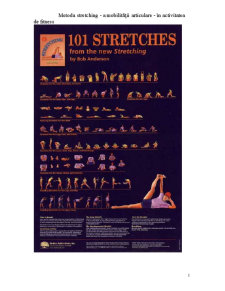 Metoda Stretching a Mobilitatii Articulare in Activitatea de Fitness - Pagina 1