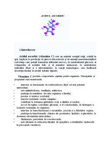 Vitamina c - acidul ascorbic - Pagina 1