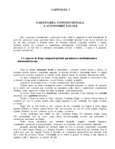 Garantarea Constituțională a Autonomiei Locale - Pagina 5