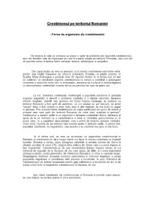 Creștinismul pe teritoriul României - Pagina 1