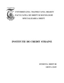 Instituții de credit străine - Pagina 1