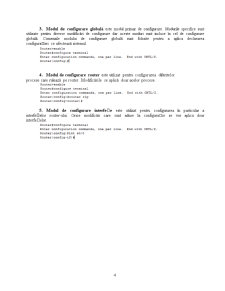 Configurarea routerelor cu interfață CLI - Pagina 2