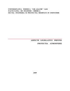 Aspecte legislative privind protecția atmosferei - Pagina 1