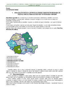 Analiza statistică a regiunii de dezvoltare Oltenia de sud vest - Pagina 1