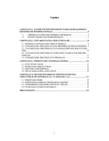 Proiectarea sistemului informatic privind evidența cheltuielilor generale la o societate comercială - Pagina 3