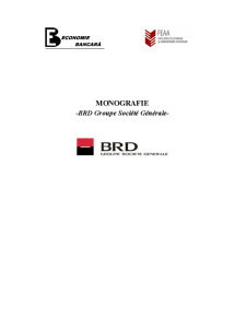 Monografie - BRD Groupe Societe Generale - Pagina 1