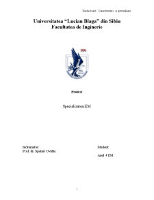Traductoare - Caracteristici si Generalitati - Pagina 1