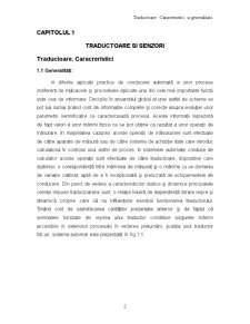 Traductoare - Caracteristici si Generalitati - Pagina 2