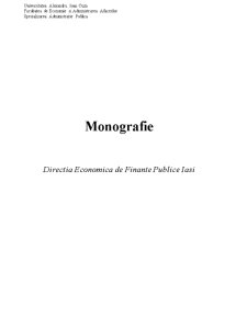 Direcția Economică de Finanțe Publice Iași - Pagina 1