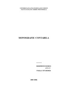 Monografie contabilă - Pagina 1