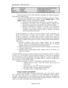 Baze de Date - Microsoft Access - Pagina 20