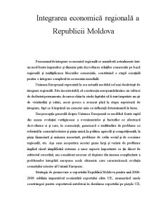 Integrarea Economică Regională a Republicii Moldova - Pagina 1