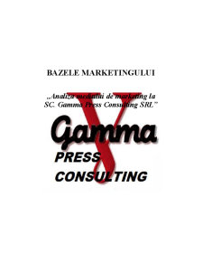 Gamma Press Consulting - Analiza SWOT - Pagina 1