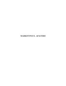 Marketingul Afacerii - Pagina 1