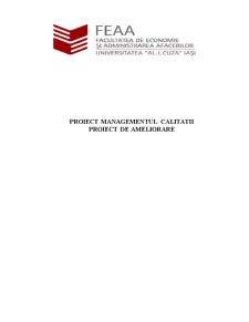 Managementul calității - Pagina 1