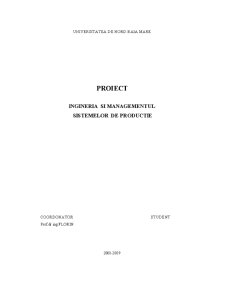 Ingineria și managementul sistemelor de producție - Pagina 1