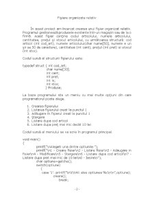 Proiect algoritmi în programare - fișiere organizate relativ - Pagina 2