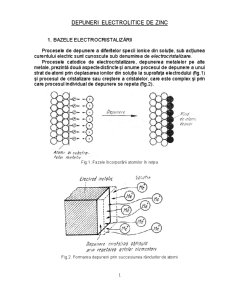 Depuneri Electrolitice de Zinc - Pagina 1