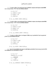 Matematică financiară - dobânda compusă - Pagina 2