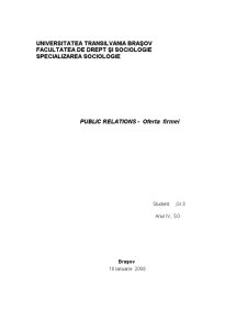 Public relations - oferta firmei - Pagina 1