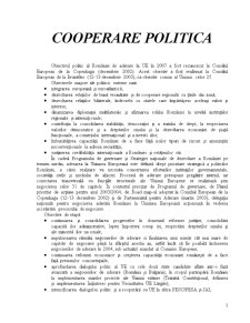 Cooperare politică - Pagina 1