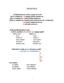 Gramatica Franceza - Pagina 1