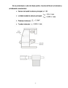 Proiectarea unei cutii de viteze pentru o mașină de frezat universală - Pagina 2
