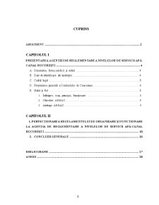Perfecționarea Regulamentului de Organizare și Funcționare la Agenția de Reglementare a Nivelelor de Servicii Apă-canal București - Pagina 5