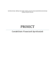 Contabilitate Financiară Aprofundată - Pagina 1