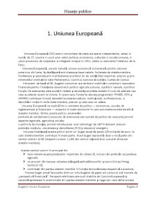 Bugetul Uniunii Europene - Pagina 3