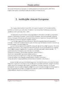 Bugetul Uniunii Europene - Pagina 4