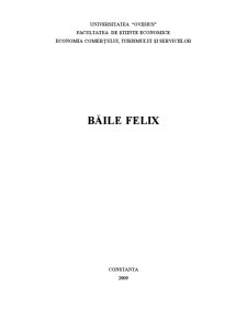 Băile Felix - Pagina 1