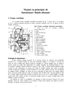Mașini cu Principiu de Funcționare Fluido-dinamic - Pagina 1
