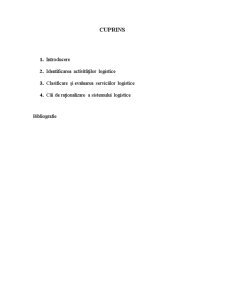 Analiza sistemului logistic la întreprinderea SC Remat București Sud SA - Pagina 1