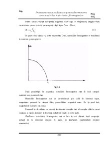Proiectarea unor Traductoare pentru Determinarea Caracteristicilor Materialelor Feromagnetice - Pagina 2