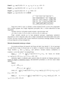 Modelul Matematic al Problemei de Transport Echilibrate - Pagina 5