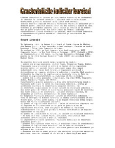 Caracteristicile Indicilor Bursieri - Pagina 1