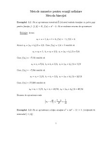 Analiză numerică - Pagina 1