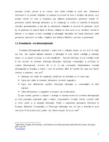Factori de succes și impedimente în implementarea guvernării electronice în România - Pagina 5