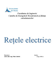 Retele Electrice - Pagina 1