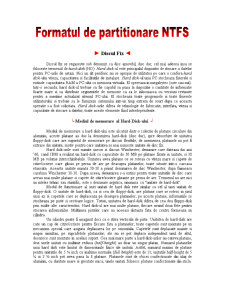 Formatul de partiționare NTFS - Pagina 4