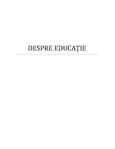 Despre Educație - Pagina 2