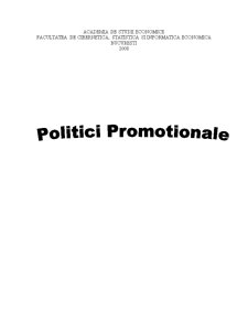 Politici promoționale - Pagina 1